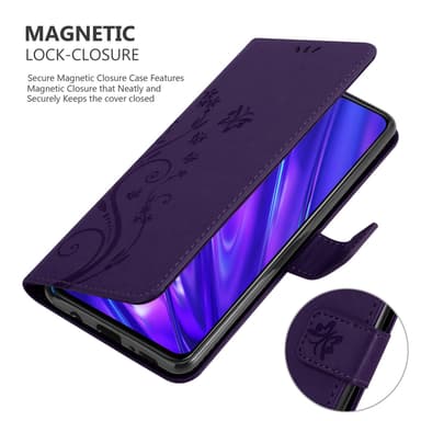 Realme 5 / 5i / 6i / C3 Plånboksfodral Skal (Lila)