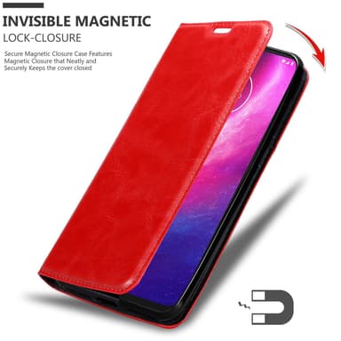Motorola ONE HYPER Skal Fodral Case (Röd)