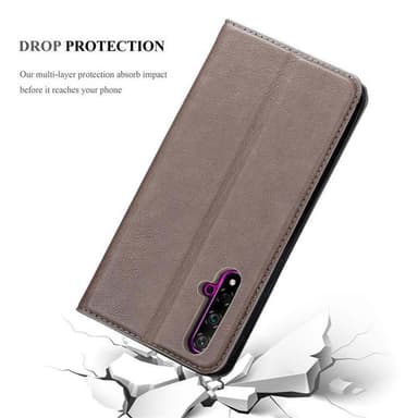Honor 20 / 20S / Huawei NOVA 5T Skal Fodral Case (Brun)