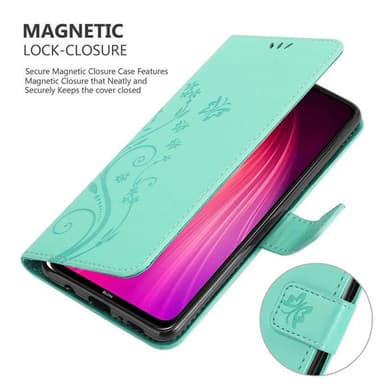 Xiaomi RedMi NOTE 8 Plånboksfodral Skal (Turkos)