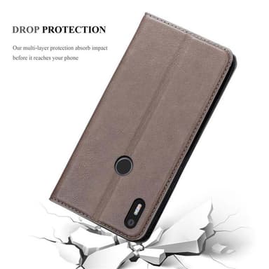 BQ Aquaris X5 PLUS Skal Fodral Case (Brun)