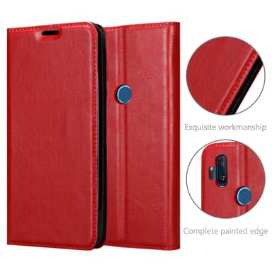 Motorola ONE HYPER Skal Fodral Case (Röd)