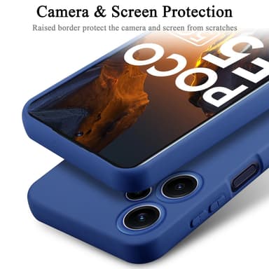Xiaomi Poco F5 Skal Fodral Case (Blå)