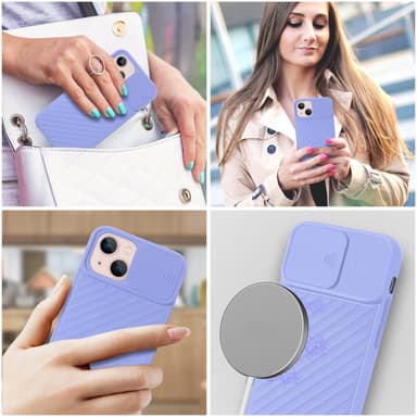 iPhone 13 Skal Fodral Case (Lila)
