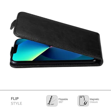 iPhone 13 PRO MAX Flipfodral Skal (Svart)