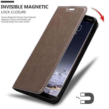 Nokia 8 Sirocco Skal Fodral Case (Brun)