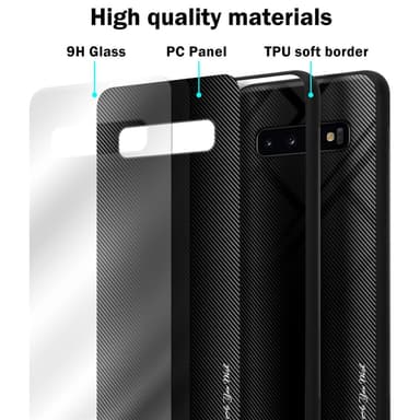 Samsung Galaxy S10 PLUS Skal Fodral Case (Svart)
