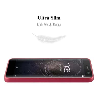 Skal Sony Xperia XA2 Fodral Case (Röd)