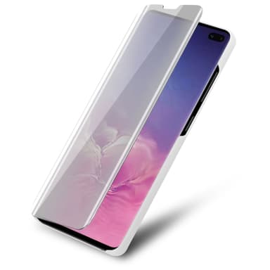 Samsung Galaxy S10 PLUS Plånboksfodral Skal (Silver)
