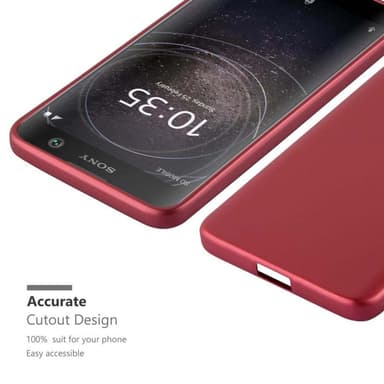 Skal Sony Xperia XA2 Fodral Case (Röd)
