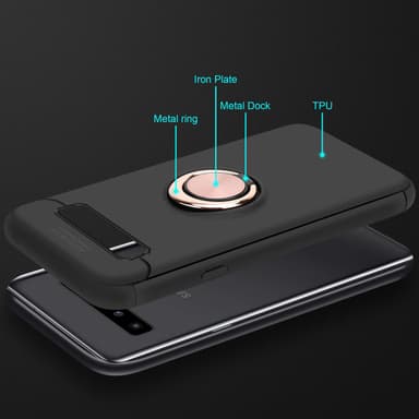 Samsung Galaxy S10 5G Skal Fodral Case (Svart)
