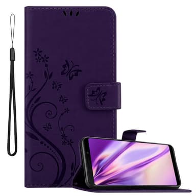 Samsung Galaxy A9 2018 Plånboksfodral Skal (Lila)