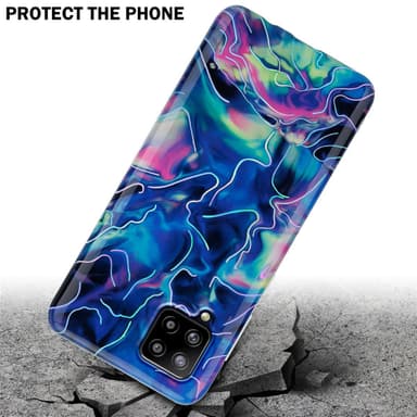 Samsung Galaxy A42 4G Plånboksfodral Skal (Blå)