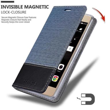 Huawei P8 MAX Plånboksfodral Skal (Blå)