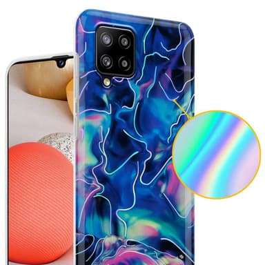 Samsung Galaxy A42 4G Plånboksfodral Skal (Blå)