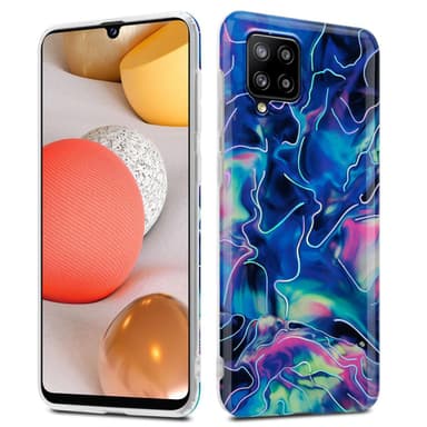 Samsung Galaxy A42 4G Plånboksfodral Skal (Blå)