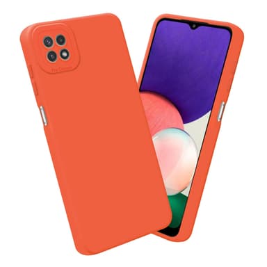 Samsung Galaxy A22 5G Skal Fodral Case (Orange)