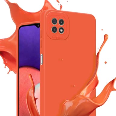 Samsung Galaxy A22 5G Skal Fodral Case (Orange)