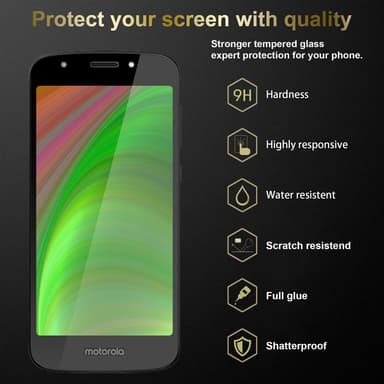 Motorola MOTO E5 / G6 PLAY 3x Skyddsglas Skyddsfilm