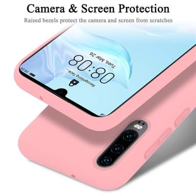 Huawei P30 Skal Fodral Case (Rosa)