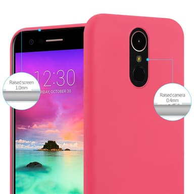 Skal LG K10 2017 Fodral Case (Röd)