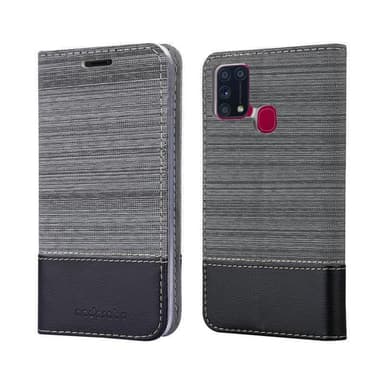 Samsung Galaxy M31 Plånboksfodral Skal (Grå)