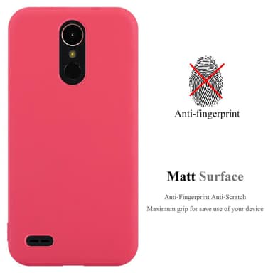 Skal LG K10 2017 Fodral Case (Röd)