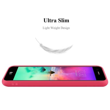 Skal LG K10 2017 Fodral Case (Röd)