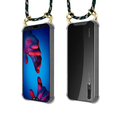 Huawei P20 Skal Fodral Kedja (Brun)
