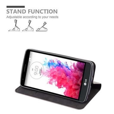 LG G3 STYLUS Skal Fodral Case (Brun)