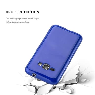 Samsung Galaxy J1 2016 Skal Fodral Case (Blå)