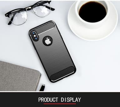 iPhone X / XS Skal Fodral Case (Svart)