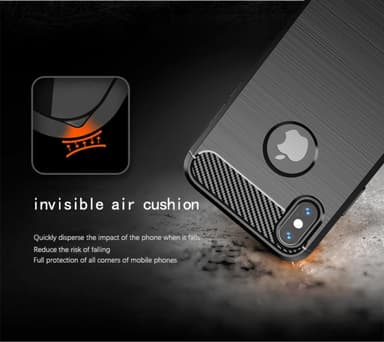 iPhone X / XS Skal Fodral Case (Svart)