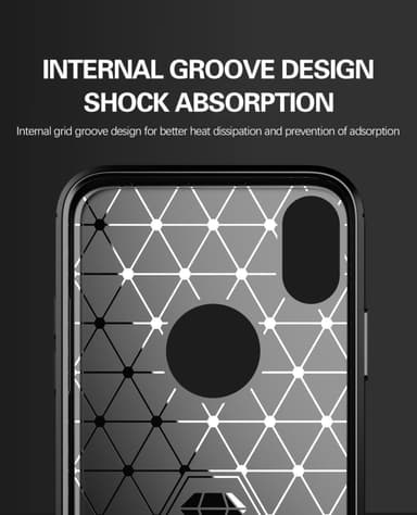 iPhone X / XS Skal Fodral Case (Svart)