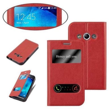 Samsung Galaxy XCover 3 Plånboksfodral Skal (Röd)