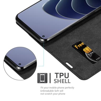 OnePlus 10 PRO 5G Skal Fodral Case (Svart)