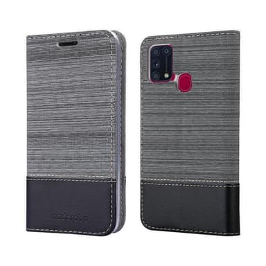 Samsung Galaxy M31 Plånboksfodral Skal (Grå)