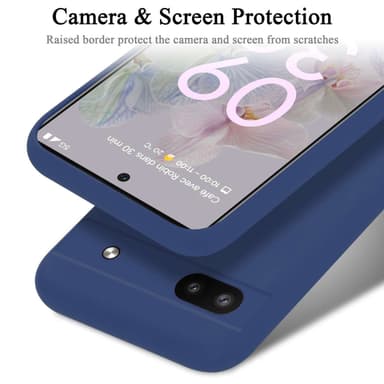 Google PIXEL 6A Skal Fodral Case (Blå)