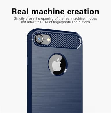iPhone 7 / 7S / 8 Skal Fodral Case (Blå)