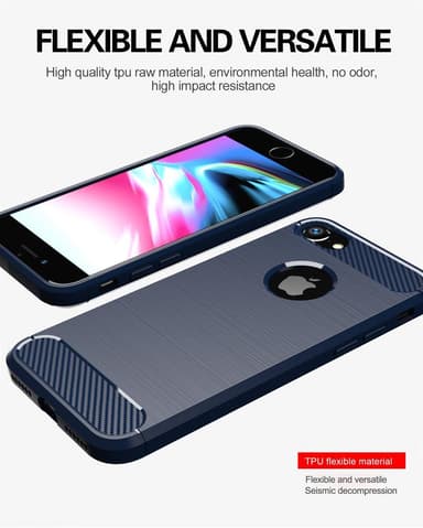 iPhone 7 / 7S / 8 Skal Fodral Case (Blå)