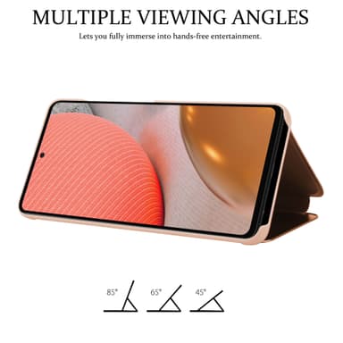 Samsung Galaxy A72 4G / 5G Plånboksfodral Skal (Rosa)