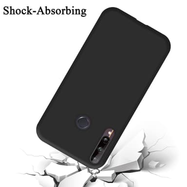 Huawei P40 LITE E Skal Fodral Case (Svart)