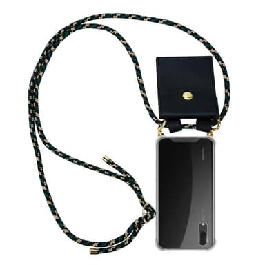 Huawei P20 Skal Fodral Kedja (Brun)