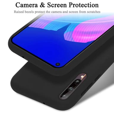 Huawei P40 LITE E Skal Fodral Case (Svart)