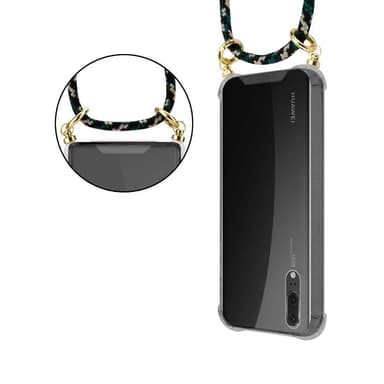 Huawei P20 Skal Fodral Kedja (Brun)