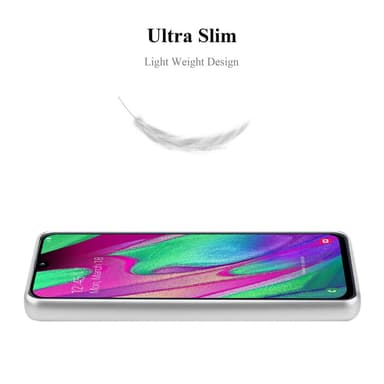 Skal Samsung Galaxy A40 Fodral Case (Silver)