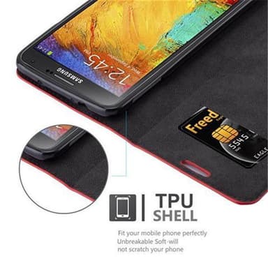 Samsung Galaxy NOTE 3 NEO Skal Fodral Case (Röd)