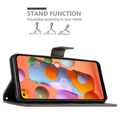Samsung Galaxy A11 / M11 Plånboksfodral Skal (Grå)