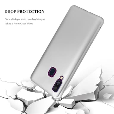 Skal Samsung Galaxy A40 Fodral Case (Silver)