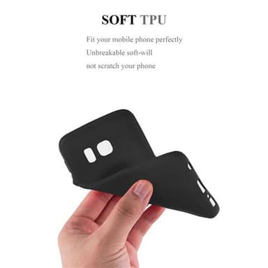 Skal Samsung Galaxy S6 EDGE Fodral Case (Svart)